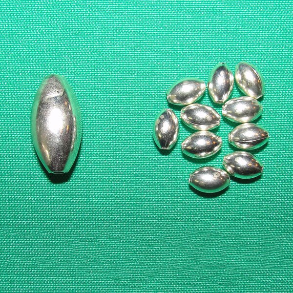 Sterling Silver Melon Beads