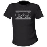 Double Curve Tee Shirt - Black Double Curve Tee Shirt - Black