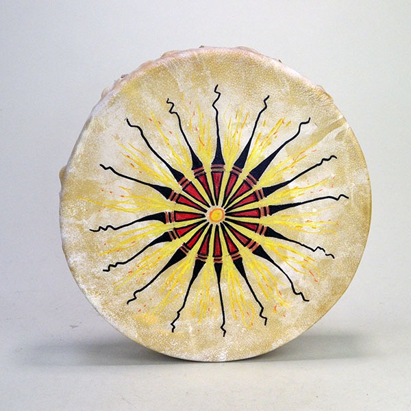 Hand Drum- Feather Design Hand Drum- Feather Design