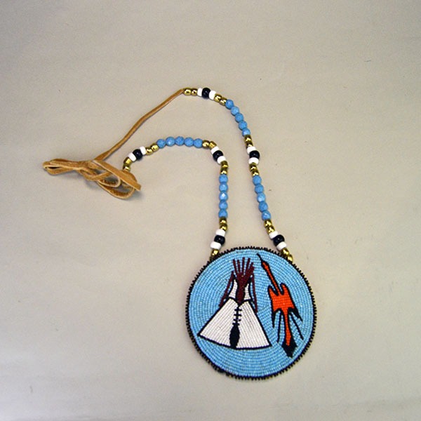 Necklace- Rosette Beaded