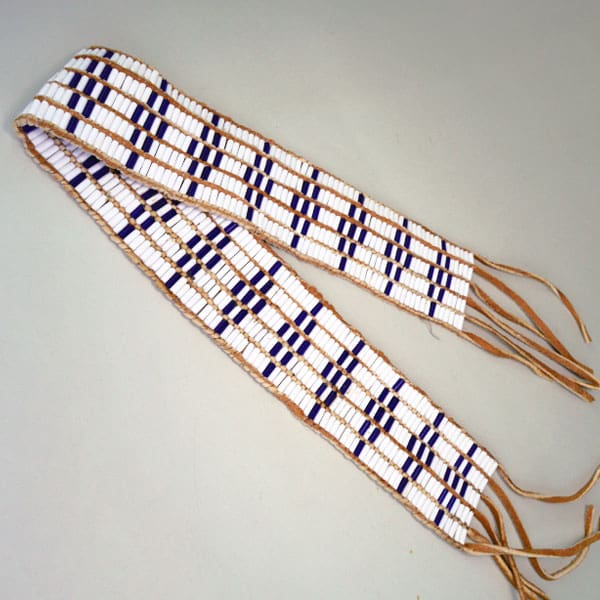 Wampum Belt 5 Row Diamond Design - 20% Off!