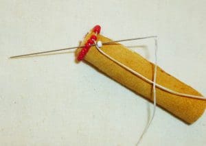 peyote stitch adding beads next step 