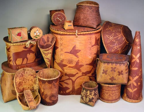 Birchbark Crafting