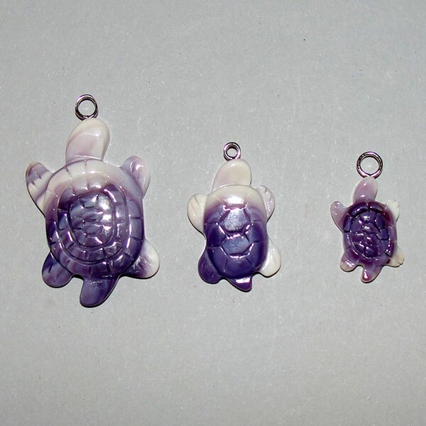 Carved Wampum Turtles Carved Wampum Turtles