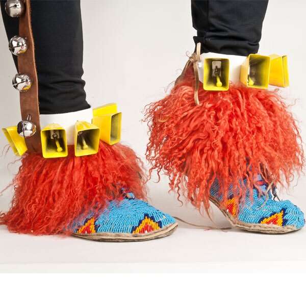 Curly Sheep Anklet Pairs - DYED