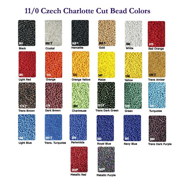 Czech Charlotte Cuts - 11/0 - Now in FULL Hanks! Czech Charlotte Cuts - 11/0 - Now in FULL Hanks!