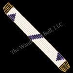Wampum Belt - 7 Row Glass - 22 inch. Eastern Woodlands Jewelry