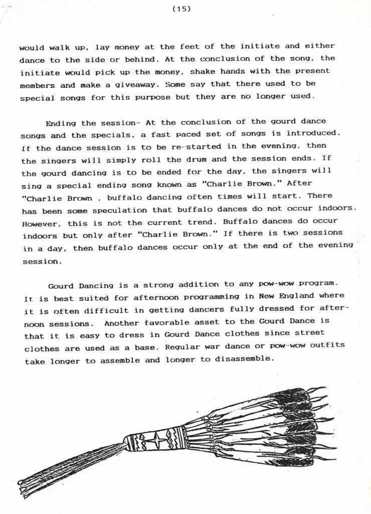 The Gourd Dance History page 15