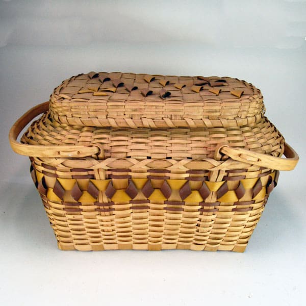 Basket Large Ash with Lid - ON SALE!