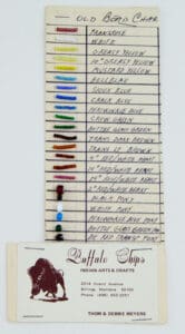 Bead Chart Buffalo Chips