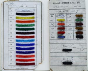 Elliot, Greene & Co bead charts