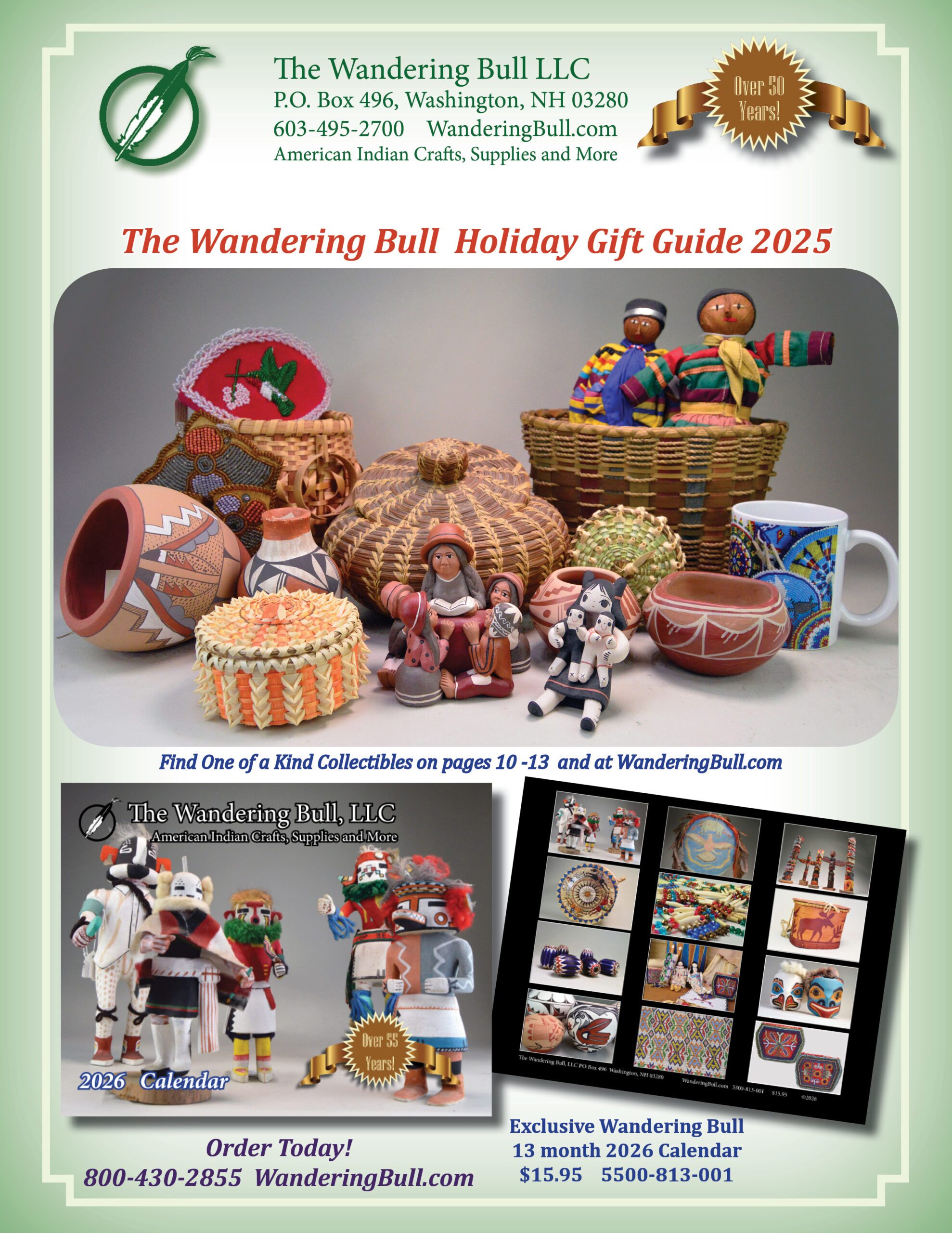 Front cover of Holiday Brochure