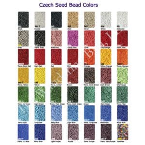 Glass Seed Beads 10/0 to 13/0 HALF KILO