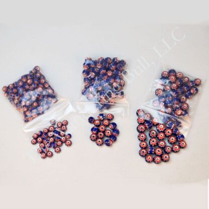 Glass Chevron Beads ALL