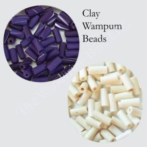 Wampum Beads - Clay