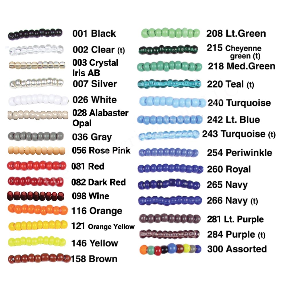 Pony Beads 8/0 - Variety of colors - The Wandering Bull