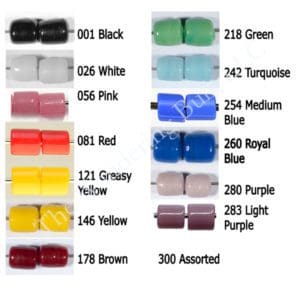 India Tile Beads - Select Colors 30% Off!
