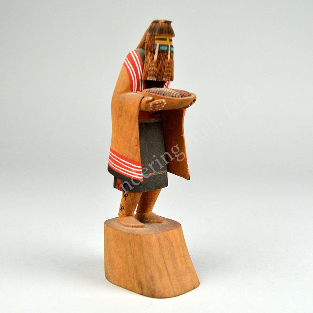 Yellow Faced Corn Maiden Carving