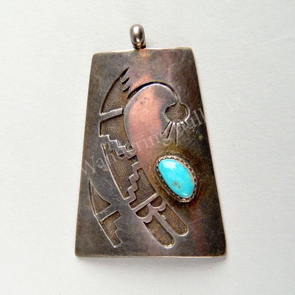 Pendant - Silver and Turquoise