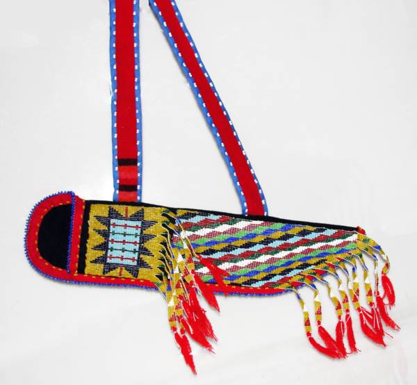 Knife Sheath - Great Lakes Style Loom Beaded