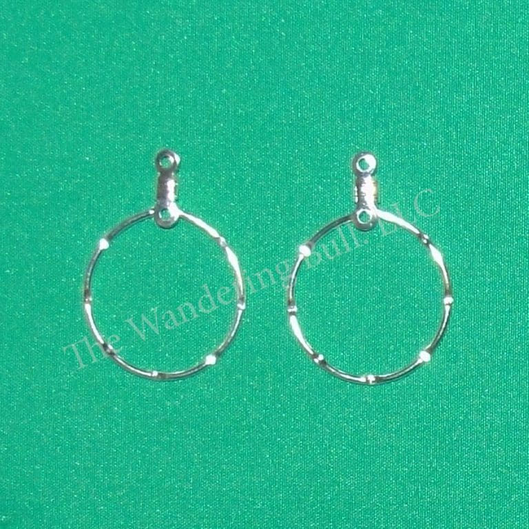 Earring Hoops Dreamcatcher pair The Wandering Bull, LLC