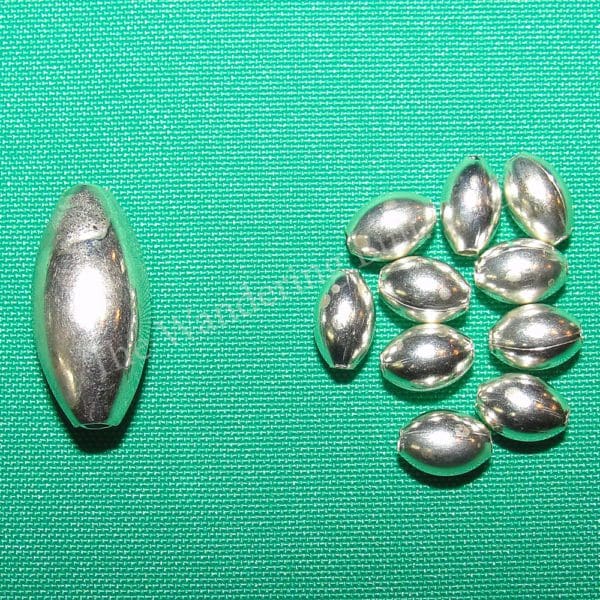 Sterling Silver Melon Beads