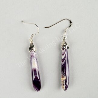 Wampum Long Drop Earrings