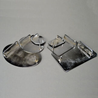 Belt Buckle Blanks - Metal Nickel oval or rectangle 3 sizes