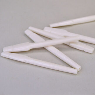 Bone Pipe Stem - several white bone pipe stems 3.75" long