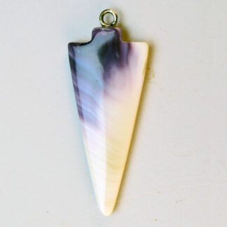 Carved Wampum Arrowhead