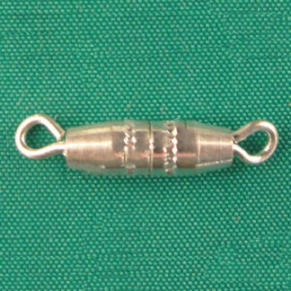 One Silver Colored Torpedo Clasp