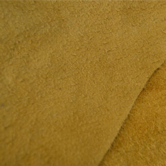 Deerskin splits gold leather