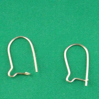 Earring Wires - Kidney Sterling Silver