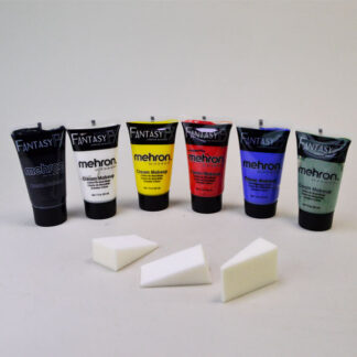 Face Paint - Liquid six colors with sponges