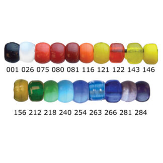 India Crow Beads color chart