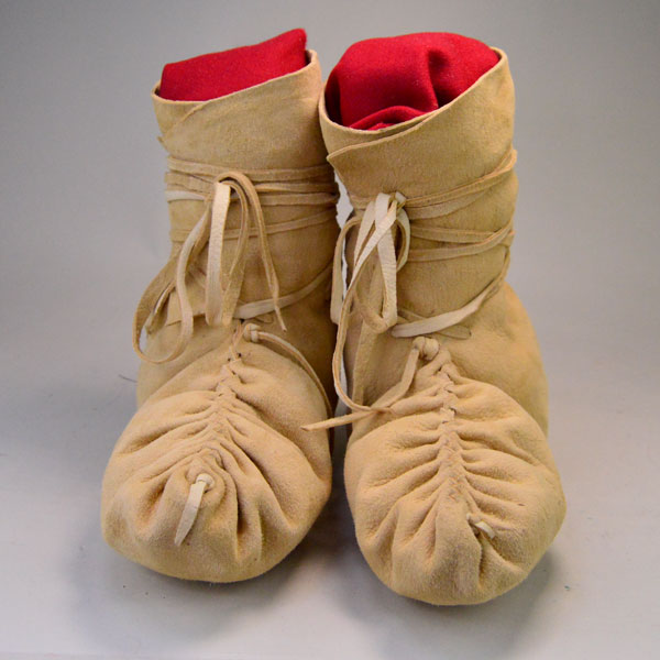 Adult Center Seam Woodlands Moccasin Ankle High style