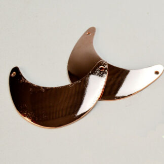 Plain Mini Gorget copper plated