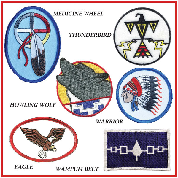 Plume Patches- Embroidered