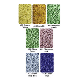 Reproduction Pony Beads color chart