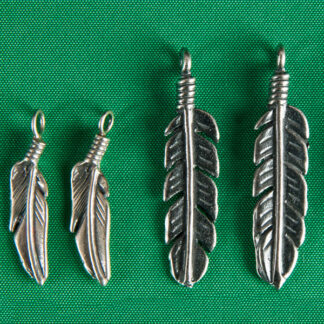 Sterling Silver Feather Pendants