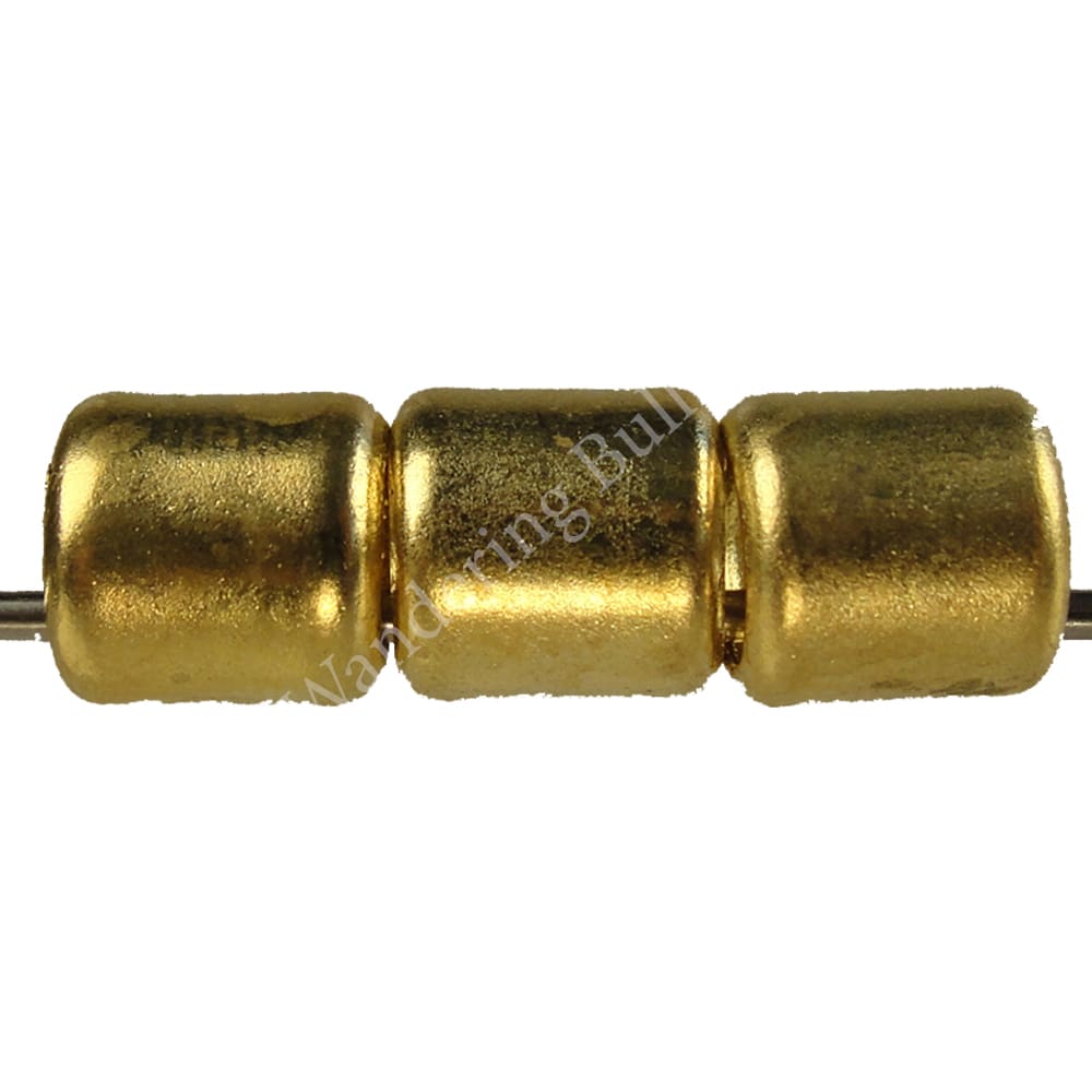 Textured Brass Beads Yellow Grit Gritty Brass Beads Ø 3,8mm Hareline 20 St 