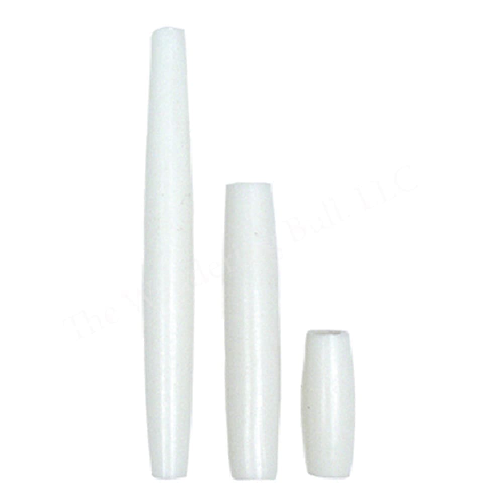 White Bone hairpipe 1 in Perles environ 2.54 cm 25 mm-personnalisé gravé-ovale