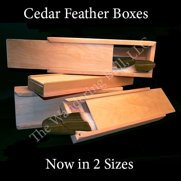 Cedar Feather Boxes