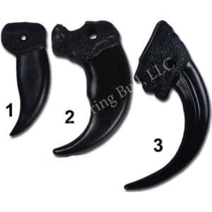 Economy Plastic Eagle Talons and Bear Claws -2.5" Grizzly 20 % Off!