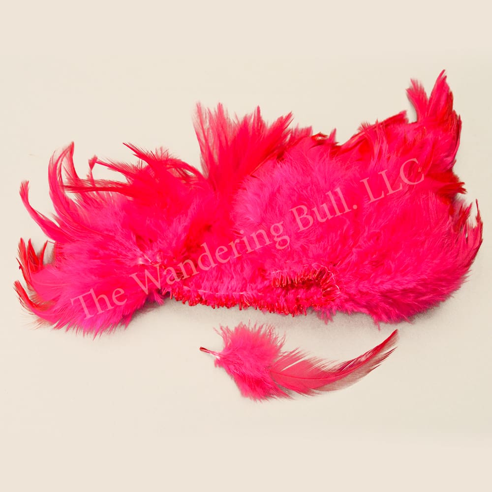 Colored Hackles Hot Pink