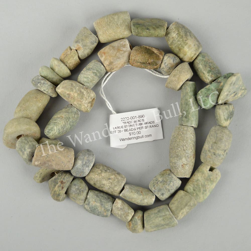 Stone Tube Beads