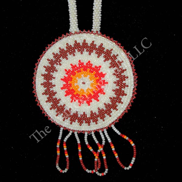 Necklace - Desert Colored Rosette