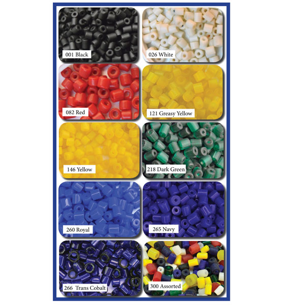 Wampum Beads - Glass Trade Reproduction Colors