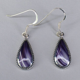 Wampum Teardrop Earrings