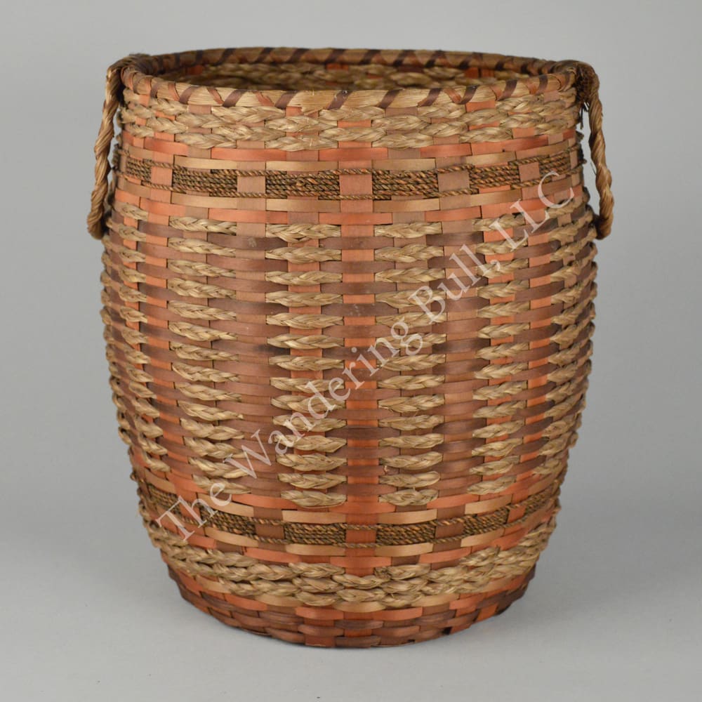 Sweetgrass barrel basket